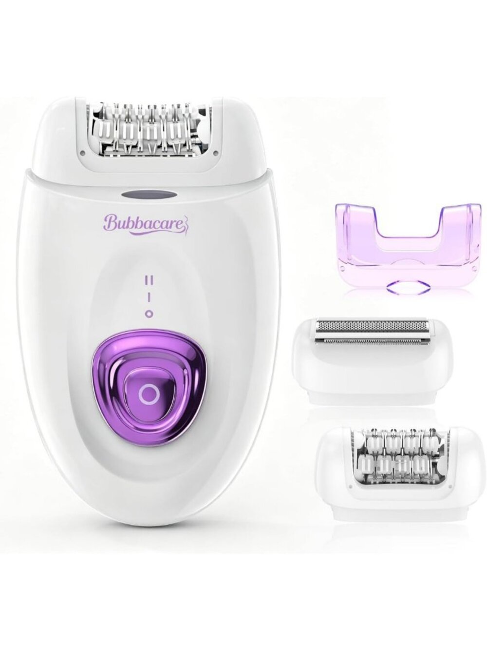 2-in-1 Epilator & Electric Shaver for Women, LED Light, USB Rechargeable, Hair